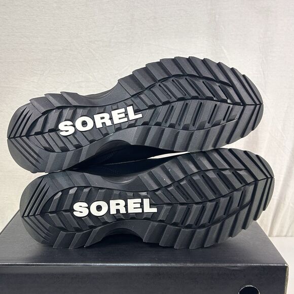 SOREL MEN\'S SCOUT 87 XT WATERPROOF Insulated BOOT LEATHER SIZE 13 Black Quarry